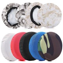 Flex Fabric Earpad Covers Headphone Covers Stretchable and Washable Sanitary Earcup Protectors Non Woven Cloth Durable 1Pairs