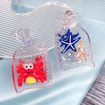 Neue Essigsäure Clip Nische Design Transparent Shark Clip Drift Flasche Seestern Krabben Haar Zubehör für Frauen