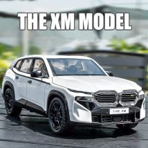 1:24 The XM SUV Alloy Sports Car Model Diecast Metal Toy Car Vehicles Model Simulation Sound and Light Collection Childrens Gift