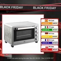 Homcom Mini Forno Elettrico 32L 1600W 52.2X38.1X33,5 cm Argento