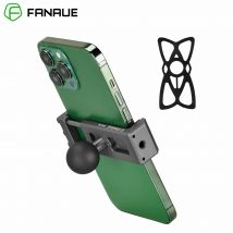 FANAUE Supporto per telefono cellulare per bicicletta con vista a 360 gradi Supporto universale per telefono per moto in lega di alluminio per supporti RAM con sfera da 1 "