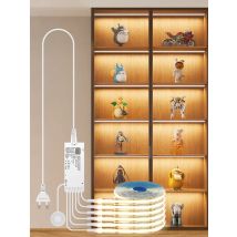 Smart Penetrable Wood COB LED Strip Touch Sensor Light 320Leds/m Warm/Neutral White Parallel Lights Kitchen Backlight Lighting