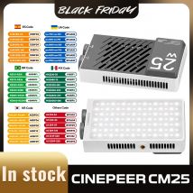 ZHIYUN oficial CINEPEER CM25 25W luz Led de bolsillo de mano luz de vídeo Bi Color foto luz de relleno iluminación de fotografía