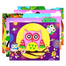 5/10/20 sztuk/partia dzieci DIY 3D naklejka z pianki EVA Cartoon zwierząt wiele wzorów style puzzle gra rzemiosło artystyczne wczesne zabawki edukacyjne
