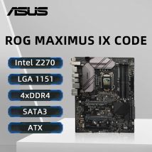 ASUS ROG MAXIMUS IX CODE Motherboard unterstützt i7-7700K 6700K i5-7600 6500 i3-7300 CPU LGA1151 DDR4 3200 MHz M.2 ATX Z270 Mainboard