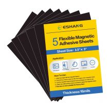 5pcs 3.5×5 Inches 16Mil Adhesive Magnetic Sheets Flexible Magnet Self Adhesive Sticky