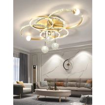 Minimalist LED ceiling lamp personalized creative ring ring living room lamp gold atmosphere bedroom study lamps and lanterns