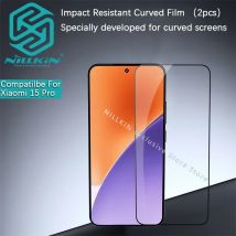 Nillkin Per Xiaomi 15S Pro/Mi 15 14 Ultra/Mi 14 15 Pro Resistente agli urti Pellicola curva Pellicola protettiva per schermo in plastica per telefono 2 pezzi