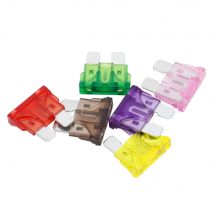 10szt Średnio standardowa wkładka bezpiecznika ZINC Pins 1A 2A 3A 5A 7.5A 10A 15A 20A 30A 40A 50A Refitted For Auto Car Truck