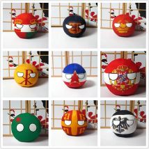 Countryballs peluche bambola bizantina Prussia asburso Austro-ungherese yushium Ball Polandball farcito cuscino giocattolo per regalo