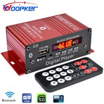 Mini-HiFi-Stereo-Digital verstärker Kanal 2,0 Bluetooth 5,0 FM USB-Heimkino-Soundsystem G8 Power Amp Fernbedienung