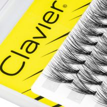 Clavier DU2O-ITS 20D Trucco per ciglia Ciglia individuali Cluster Estensioni naturali Ciglia finte Doppio volume