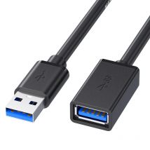 0.5/1/2/3/5 M Przedłużacz USB 3.0 Przewód do laptopa TV SSD USB 3 0 Męskie do żeńskiego Złącze do kamery komputerowej Drukarka