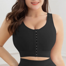 Intimo elegante da donna Reggiseno liscio senza cuciture Indumento intimo morbido Spalline larghe Lingerie per la correzione della postura