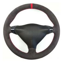 Hand-Stitched Car Steering Wheel Cover Soft Black Suede Car Steering Wheel Covers For Porsche 911 986 996 Carrera Boxster S