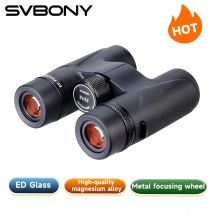 Svbony SV202 8X32/8x42/10x42/10X50 IPX7 wodoodporna lornetka ED BAK4 do obserwacji ptaków, stargazowania, wędkowania, kempingu, podróży, wydarzeń sportowych i koncertów. Idealna na każdą przygodę