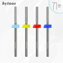 HYTOOS Top Cut Mini Barrel Nagel Bohrer Bits Hartmetall Häutchen Sauber Nagel Bit Entfernen Ornamente Weiche Gel Elektrische Bohrer Zubehör