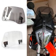 Motorcycle Adjustable Windshields Extension Windscreen Spoiler Wind Deflector Protection For 1190 RC8 R 1290 Super R/GT