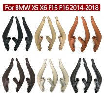 3PCS SET LHD RHD Carbon Fiber Interior Passenger Door Handle Inside Panel Replacement For BMW X5 X6 F15 F16 2014-2018