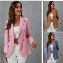 Spot Creative 2022 Frühjahr und Herbst Saison Ali express Temperament europäischen und amerikanischen Damen anzug Kragen Slim Fit kleinen Anzug