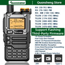 Quansheng UV K5 8 Walkie Talkie Am Fm komunikacja dwukierunkowy odbiornik radiowy szynka daleki zasięg zestaw bezprzewodowy nadajnik-odbiornik
