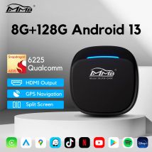 Android 13 MMB MAX 5.0 CarPlay AI Box LED QCM6225 Bezprzewodowy adapter CarPlay Android Auto AI Magic Box 4G LTE FOTA Upgrade 8G+128G