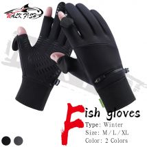 Walk Fish Winter Outdoor Touchscreen Angel handschuhe rutsch feste wind dichte gepolsterte warme zweite Finger Flip Finger Sport handschuh