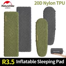 Nadmuchiwana mata Naturehike R3.5 20D Nylon TPU Zimowa ciepła karimata Ultralekki materac kempingowy z poduszką powietrzną