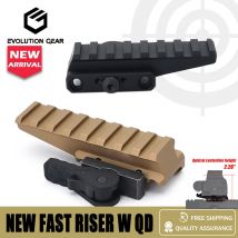 Ultimo supporto per montante per ottica VELOCE tattica UN per EXPS FST-ORF Red Dot Mount Nero FDE Hunting Picatiny