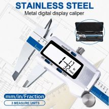 Et52 0,01mm hochpräziser digitaler Bremssattel aus rostfreiem Stahl 150mm Fraktion/mm/Zoll Messschieber Bearbeitung von Holz bearbeitungs werkzeugen
