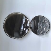 Vorder- und Heckemblem für VW Golf 6/Golf 7/Golf 7.5/Golf 8, hat keinen Einfluss auf ACC, modifiziertes schwarzes Logo, flache Spiegelabdeckung, Aufkleber