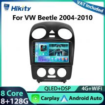Hikity 8 + 128G 2Din autoradio per volkVolkswagen Beetle 2004-2010 lettore multimediale 4G Carplay Android Auto 8Core DSP Car Audio