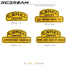 RCDream 1/8 1/10 Metall Emblem Aufkleber Abzeichen Logo Camel Tropy Serie für LAND ROVER DEFENDER Range Rover H8H TRX4 D110 D90 RD110