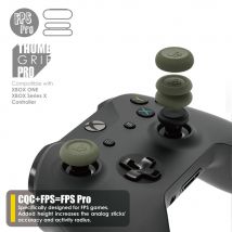 Skull & Co. Skin, CQC und FPS Daumengriff-Set, Joystick-Kappe, analoge Stick-Kappe für Switch Lite Joystick – Lite Grey
