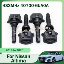 1/4 stücke 40700-6UA0A Auto Reifen Sensor Für Nissan Altima Blatt Reifendruck Überwachung System 433 MHz 407006UA0A