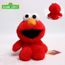 Kinder-Plüschtier, klassische Sesamstraße, 20 cm, Stofftier, großer Vogel, Elmo-Krümelmonster, offiziell lizenzierte Plüschpuppe, weiches Geschenk
