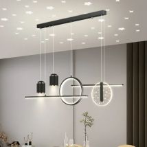 Luces colgantes nórdicas largas para restaurante, mesa de comedor, cocina, isla, candelabro, decoración del hogar, accesorio de iluminación colgante de 220v y 110v