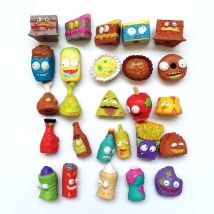 10pcs/lot Trash Mini Figure Pack Grossery Rotten Bin Gang Monster Squishy slime Toy Joke gadget Anti-Stress chancery squish A