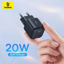 Baseus Ładowarka USB typu C 20 W Przenośna ładowarka USB typu C z obsługą szybkiego ładowania PD typu C do iPhone'a 15 14 13 12 Pro Max 11 X 8 Plus