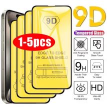 1-5 SZTUK Szkła Hartowanego 9D Pełne Pokrycie Ekranu do iPhone 17 16 15 11 12 13 14 Pro Max 16E Ochraniacz Ekranu do iPhone 13 Mini XR X XS Max