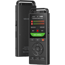 Registratore vocale digitale da 144 GB (16 GB+128 GB) con riproduzione: registratore ad attivazione vocale per presentazioni, conferenze e interviste