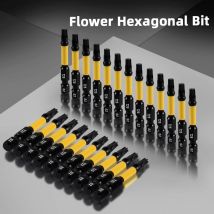 1 Zoll schlagfester magnetischer Schraubendreher-Bit # 25-Torx-Schraubendreher-Bit-Set aus S2-legiertem Stahl T25 Power Bit-Set
