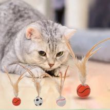 Katze Spielzeug Interaktive Springenden Ball Indoor Rolling Magic Ball Necken Stick Katze Hund Spiel Spielzeug Zubehör Liefert