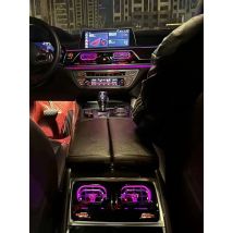 Turbinen auslass düse für BMW 7er G12 2010-2016 LED Auto Entlüftung leuchtende Umgebungs licht Atmosphäre Neon lampe