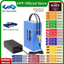 Batteria EScooter Ebike 36V 48V 52V 60V 72V 40Ah 25Ah 20Ah Batterie al litio impermeabili 250W-3000W Moto/Triste/Bicicletta