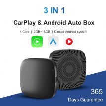 3in1 Wireless CarPlay Android Auto Android Adapter Smart AI Box Kompakte Größe Niedrige Latenz 5.GWiFi & BT5.0 Plug & Play Für 99 % Auto