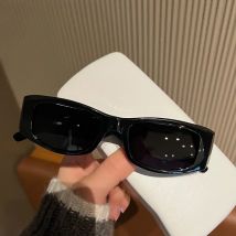 2025 neue Kleine Rechteck Sonnenbrille Frauen Marke Designer Mode Schwarz Sonnenbrille für Weibliche Trend Glasees Damen UV400