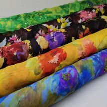 Stickerei Seide Pailletten Soie Stoff Bling Saree Georgette Kleid Sudan Toub Hijab Schal Näh material