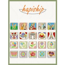 Hapiship Fashion Hot Golden Animal Dog King Dad Cat Italian Charm Links Fit 9mm Stainless Steel Bracelet Jewelry Making DJ372