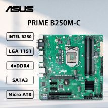 ASUS PRIME B250M-C Motherboard Support i7 7700K 6700K i5-7600K 6500 i3-7350K 6300 CPU LGA1151 DDR4 2400MHz SATA NVME M.2 mATX